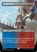 Steam Vents (Borderless) (RVR-298) - Ravnica Remastered Foil