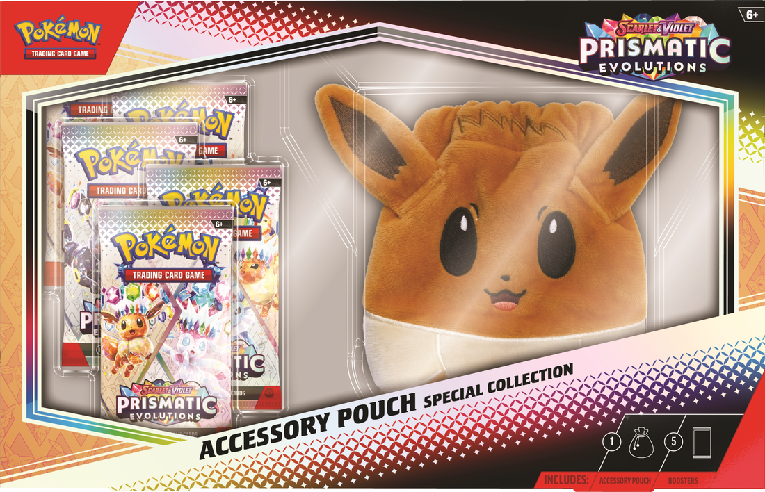 Pokemon TCG: Prismatic Evolutions Accessory Pouch Special Collection