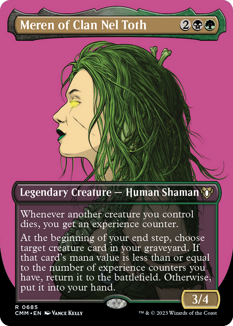 Meren of Clan Nel Toth (Borderless) (CMM-685) - Commander Masters
