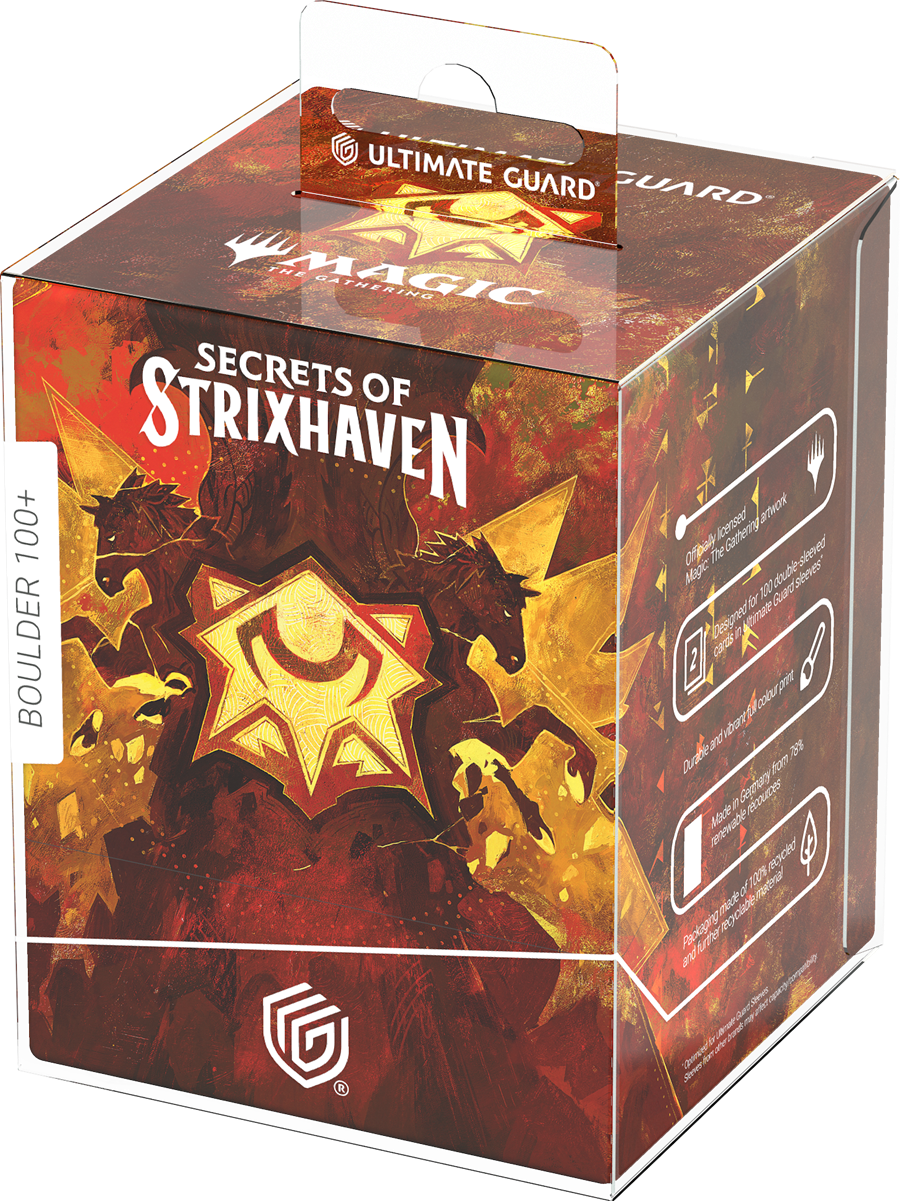 Ultimate Guard: Deck Case Boulder 100+ MTG Secrets Of Strixhaven Lorehold