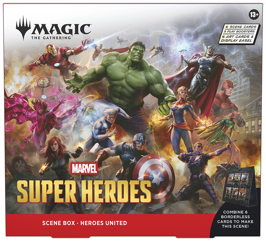 Magic The Gathering: Marvel Super Heroes Scene Box - Heroes United, Villains Unleashed