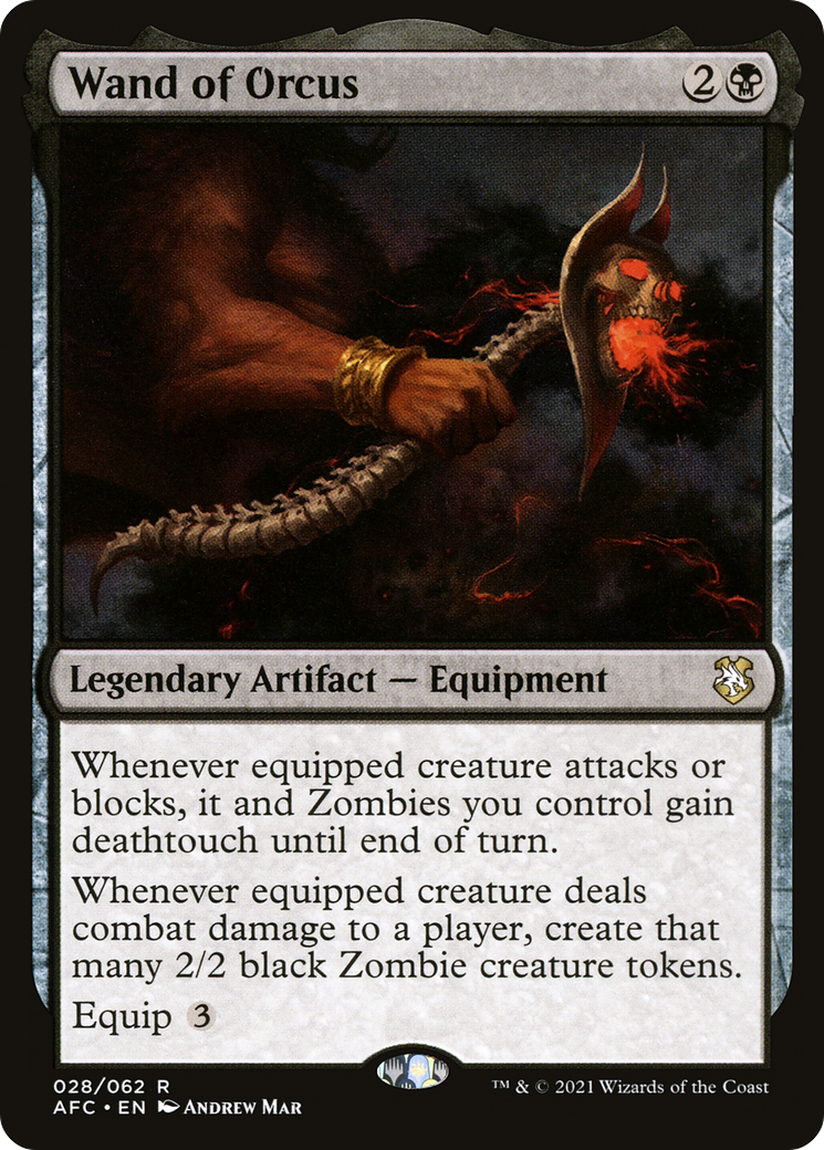 Wand of Orcus (AFC-028) - Forgotten Realms Commander