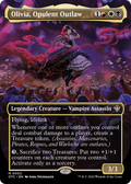 Olivia, Opulent Outlaw (Borderless) (OTC-002) - Outlaws of Thunder Junction Commander