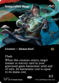 Songcrafter Mage (Borderless) (TDM-371) - Tarkir: Dragonstorm: (Showcase) Foil