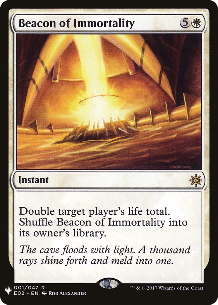Beacon of Immortality (LIST-001) - The List