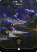Swamp (488) (Borderless) (Galaxy Foil) (UNF-488) - Unfinity Foil