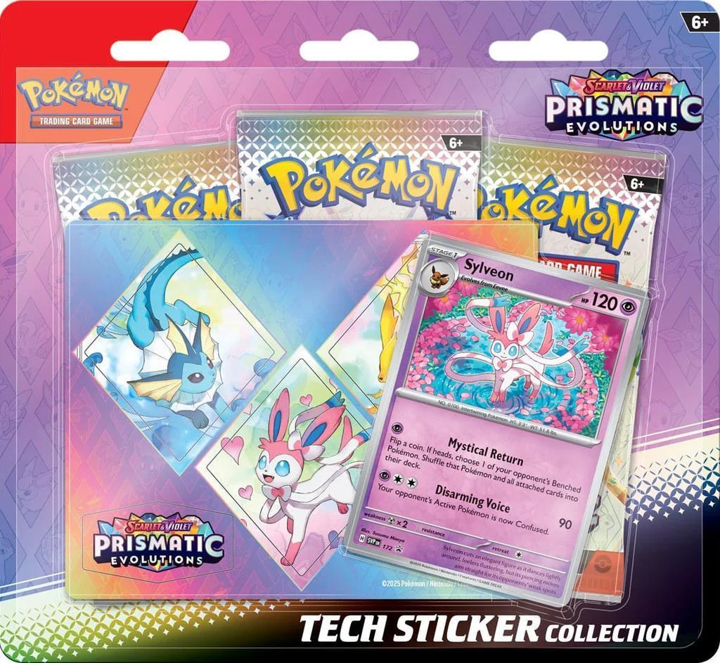 Pokemon TCG: Prismatic Evolutions Tech Sticker Collection