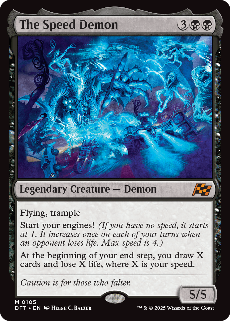 The Speed Demon (DFT-105) - Aetherdrift Foil