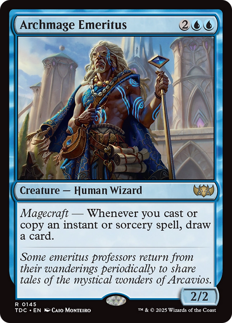 Archmage Emeritus (TDC-145) - Commander: Tarkir: Dragonstorm