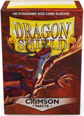 Dragon Shield Matte Sleeves: 100CT Crimson