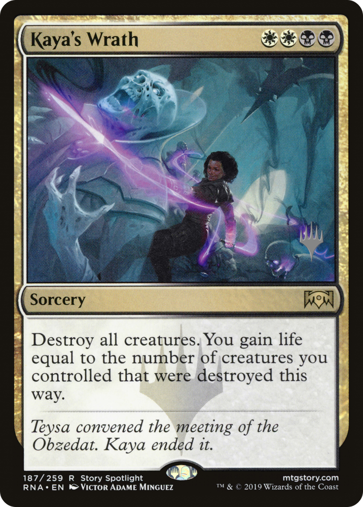 Kaya's Wrath (PPELD-187) - Ravnica Allegiance Promos Foil
