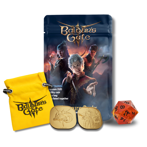 D&D Baldur's Gate 3 Treasure Pack: Blind Dice Set