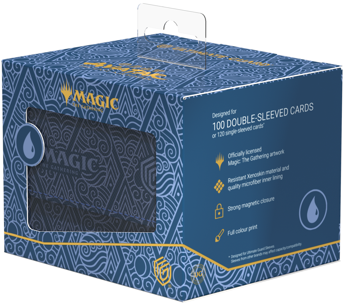 Ultimate Guard Deck Case Sidewinder 100+ Xenoskin MTG Avatar The Last Airbender: Mana Symbol Blue