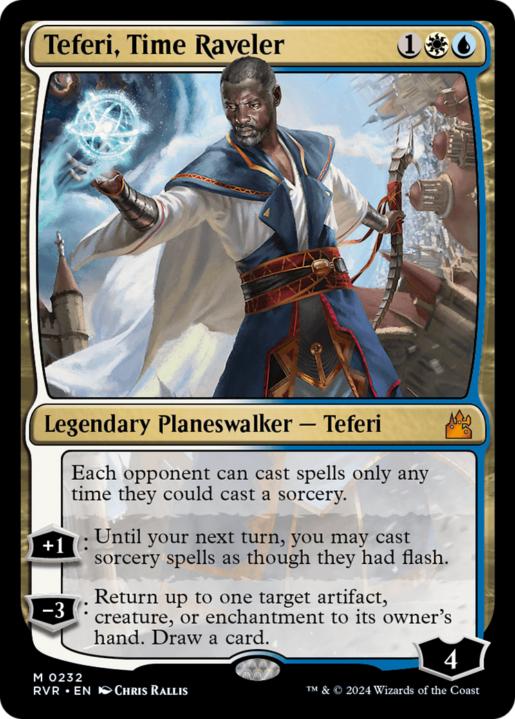 Teferi, Time Raveler (RVR-232) - Ravnica Remastered Foil