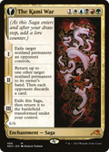 The Kami War (Extended Art) (NEO-489) - Kamigawa: Neon Dynasty: (Extended Art, fandfc, enchantment)