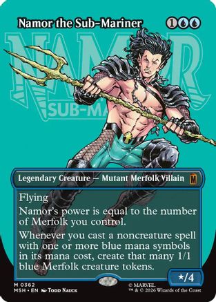 Namor the Sub-Mariner (Borderless) (0362) (MSH-362) - Marvel Super Heroes