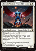 Captain America, Wings of Freedom (MSH-010) - Marvel Super Heroes Foil