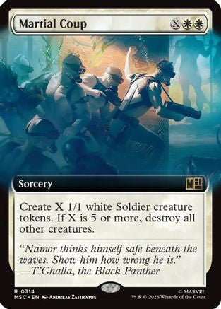 Martial Coup (Extended Art) (MSC-314) - Commander: Marvel Super Heroes
