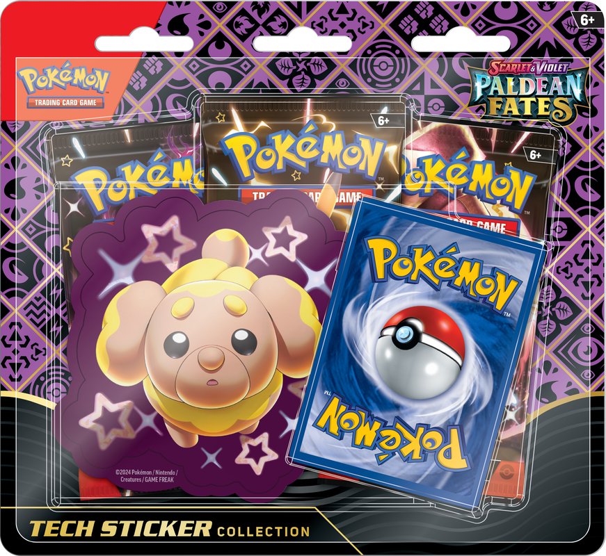 Pokemon TCG: Paldean Fates Tech Sticker Collection