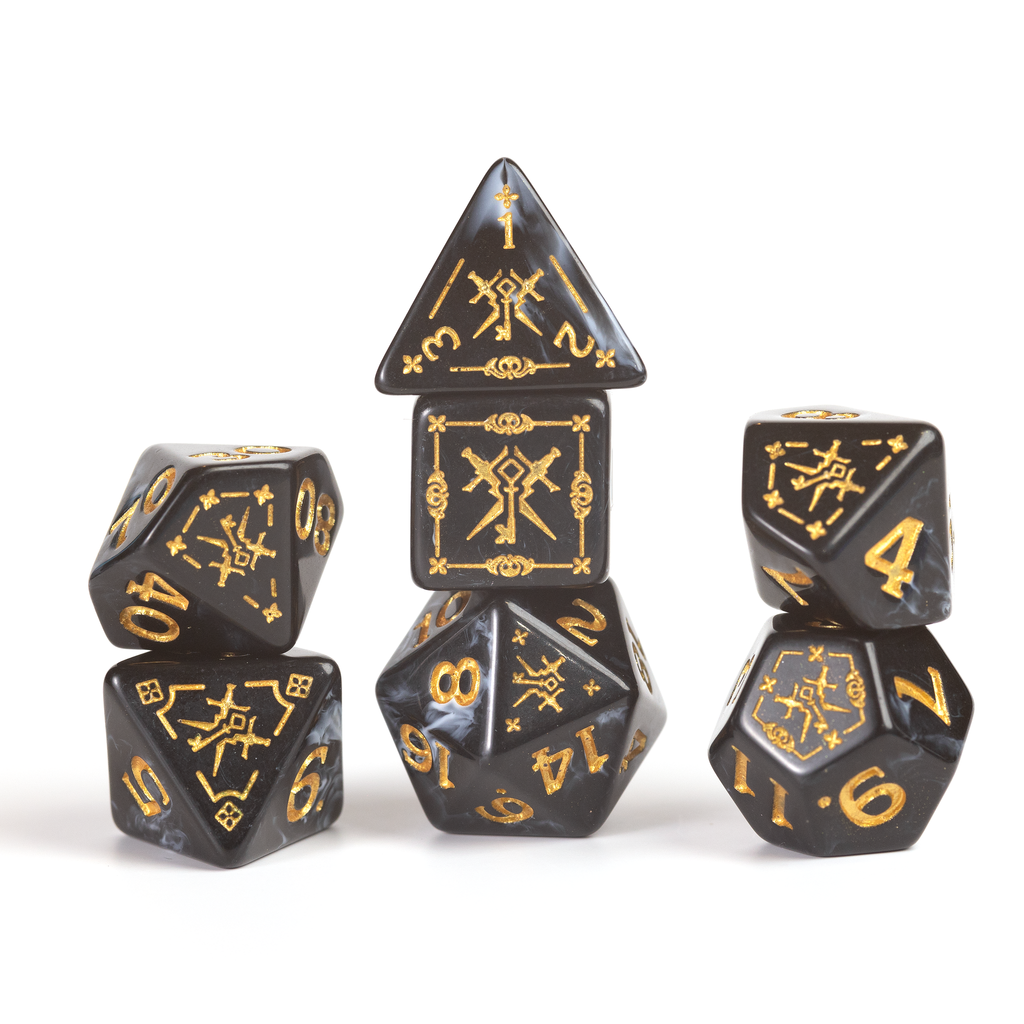 D&D Adventure Dice: Rogue Black