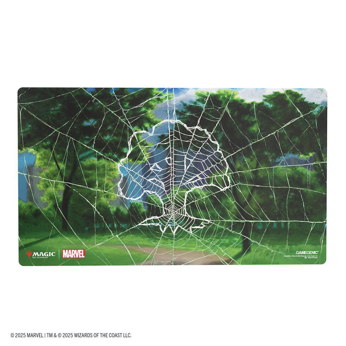 Magic The Gathering Marvel's Spider-Man Playmat: Forest - Shiny Surface