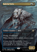 Baleful Strix (Borderless) (BLC-086) - Bloomburrow Commander