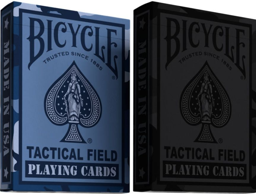 Bicycle Playing Cards: Tactical Field Navy/Black