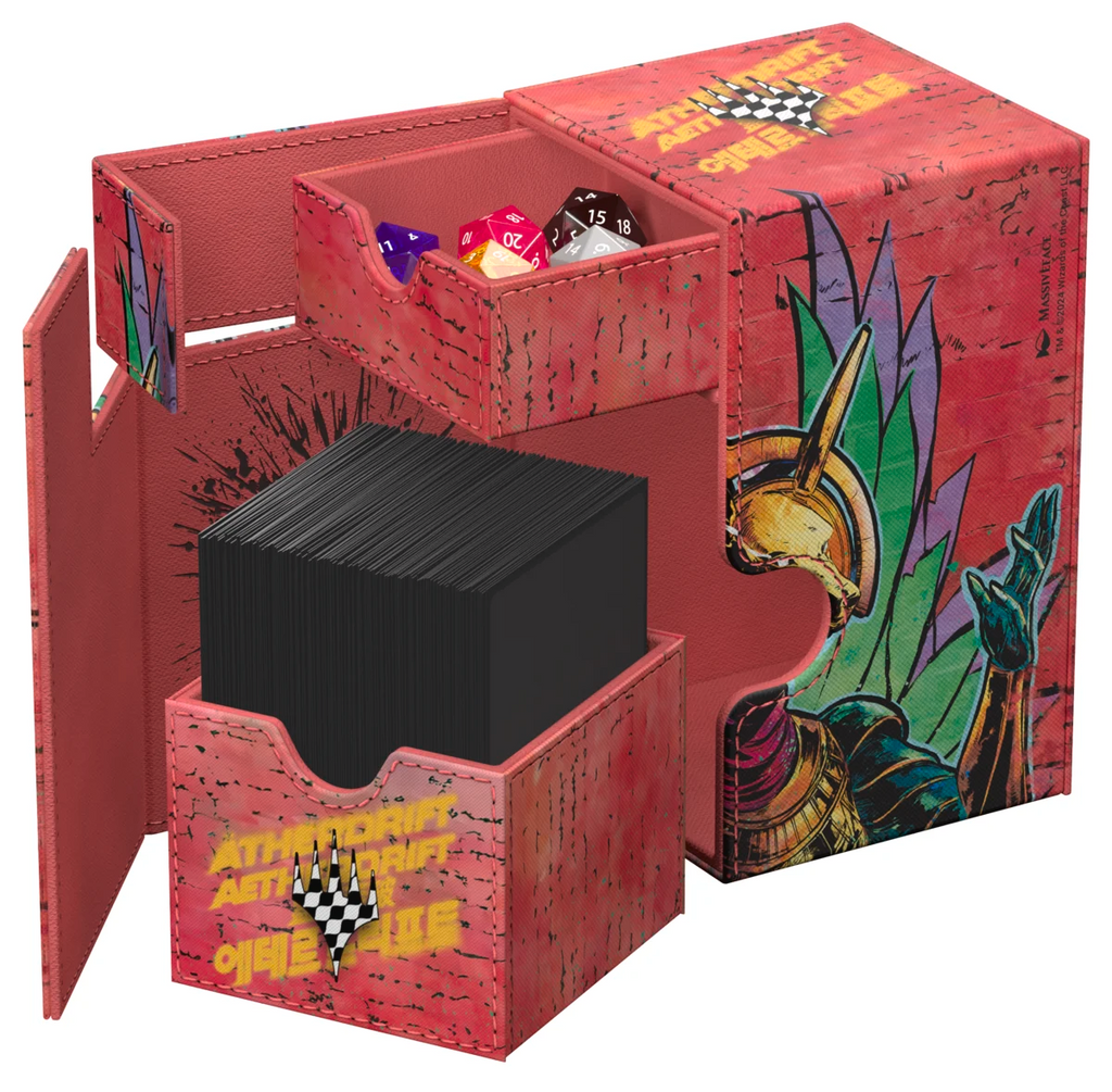 Ultimate Guard Flip N Tray Deck Case 100+ MTG Aetherdrift: Hazoret, Godseeker
