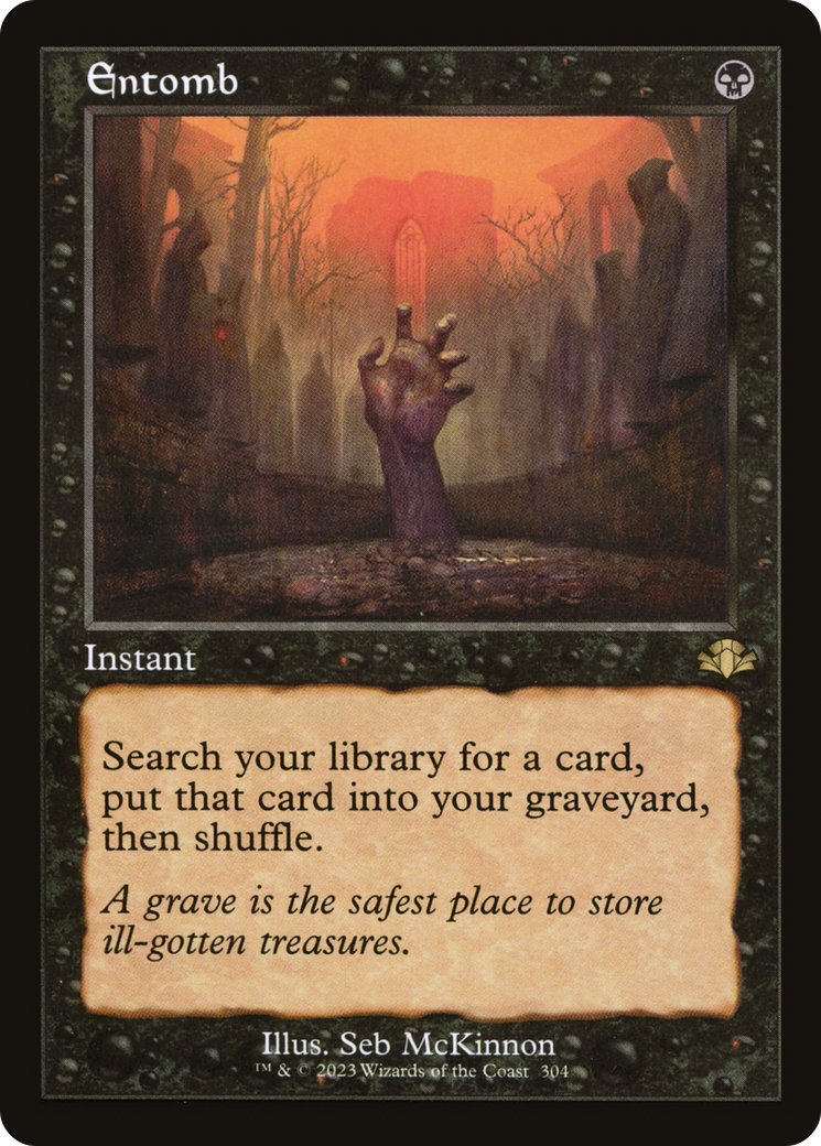 Entomb (Retro Frame) (DMR-304) - Dominaria Remastered