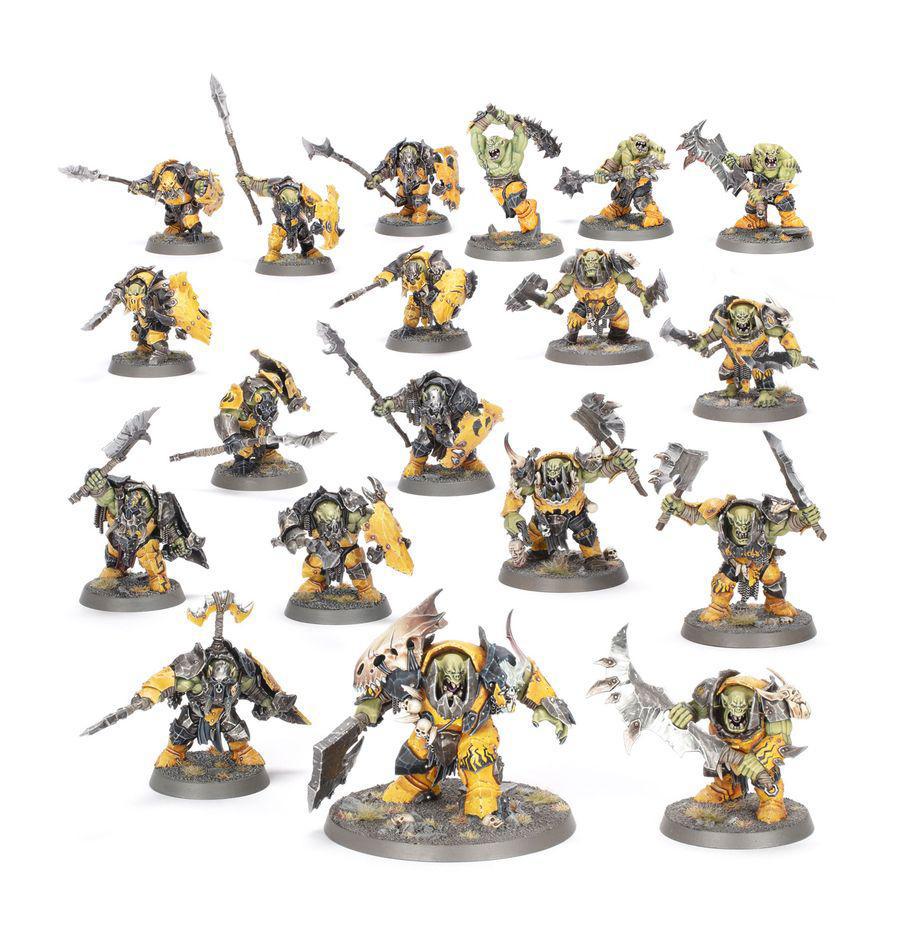 Warhammer Age Of Sigmar: Orruk Warclans Ironjawz Bigmob Spearhead