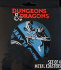 D&D Monsters 4 Piece Metal Coaster Set