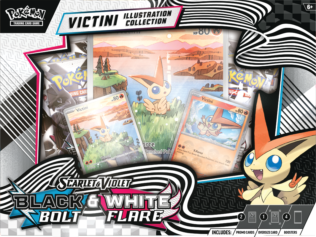Pokemon TCG: White Flare & Black Bolt Victini Illustration Collection