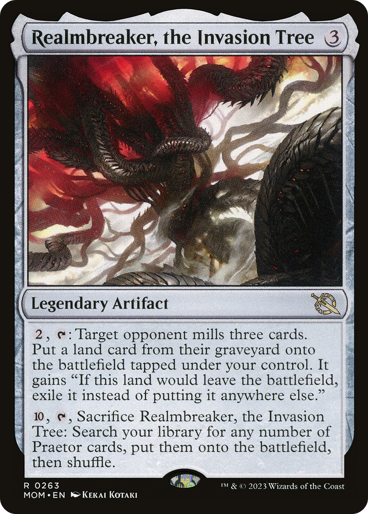 Realmbreaker, the Invasion Tree (MOM-263) - March of the Machine Foil