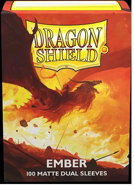 Dragon Shield Matte Dual Sleeves: 100CT Ember