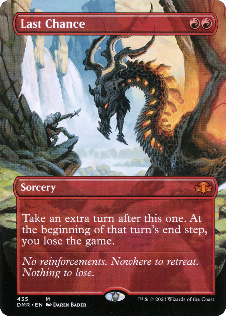 Last Chance (Borderless) (DMR-435) - Dominaria Remastered