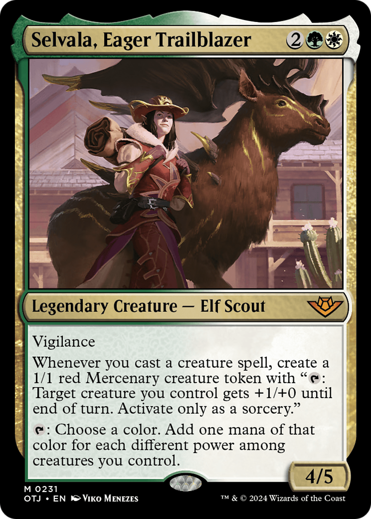 Selvala, Eager Trailblazer (OTJ-231) - Outlaws of Thunder Junction Foil