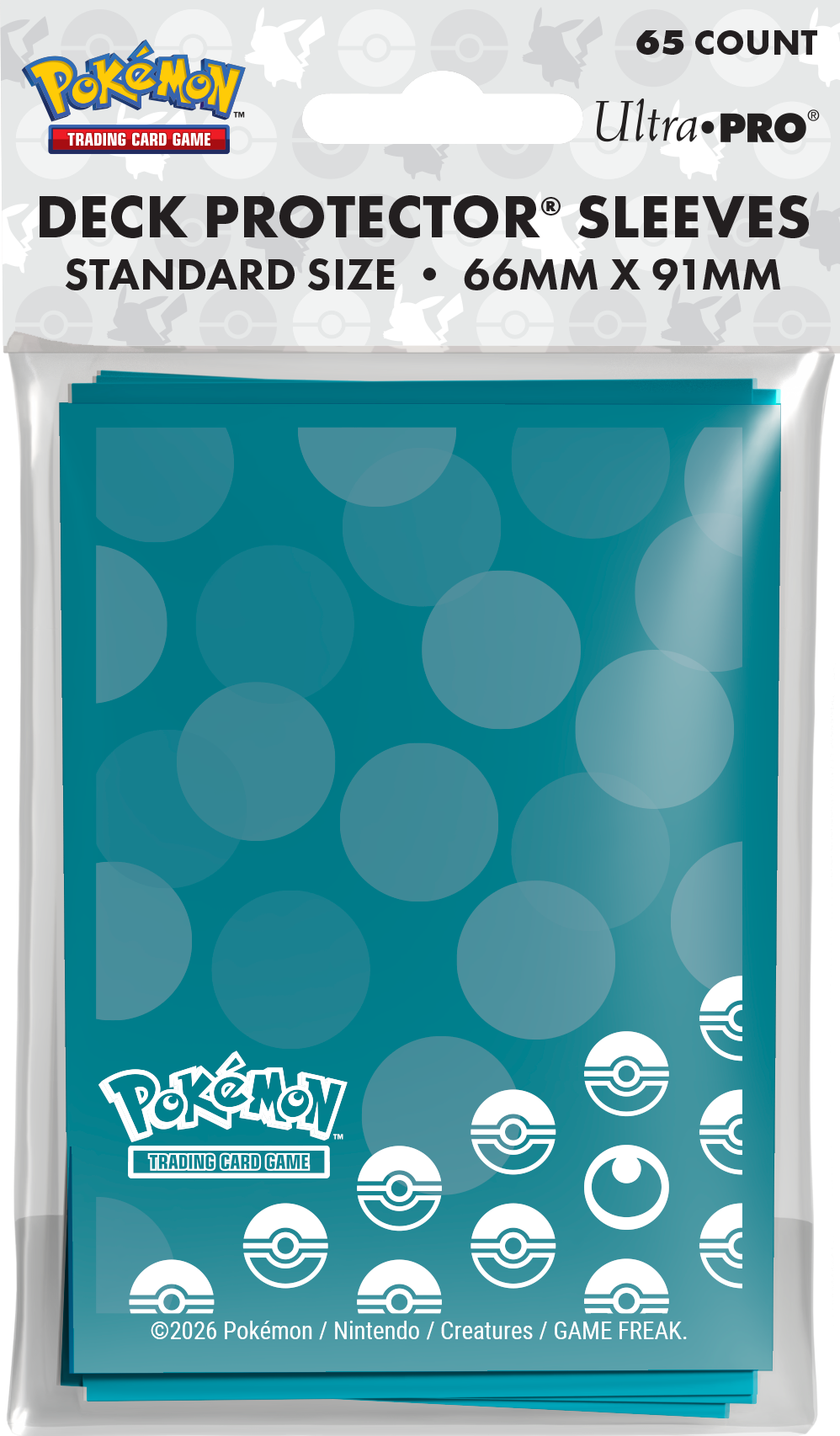 Ultra Pro Pokemon Sleeves: Energy Darkness Type 65CT