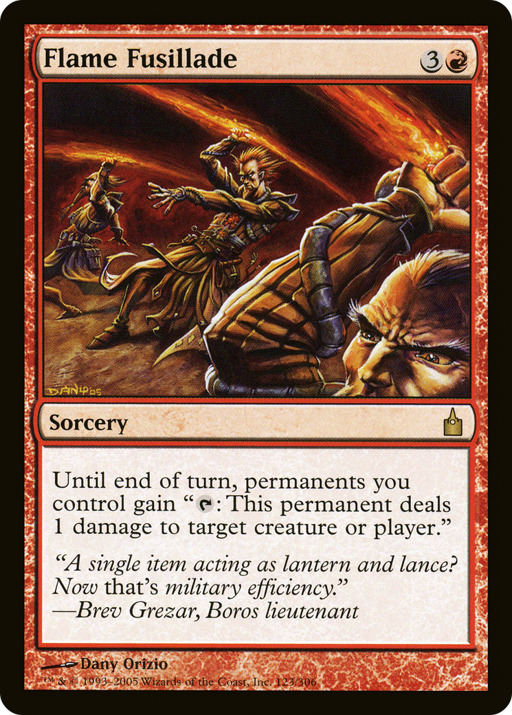 Flame Fusillade (RAV-123) - Ravnica: City of Guilds