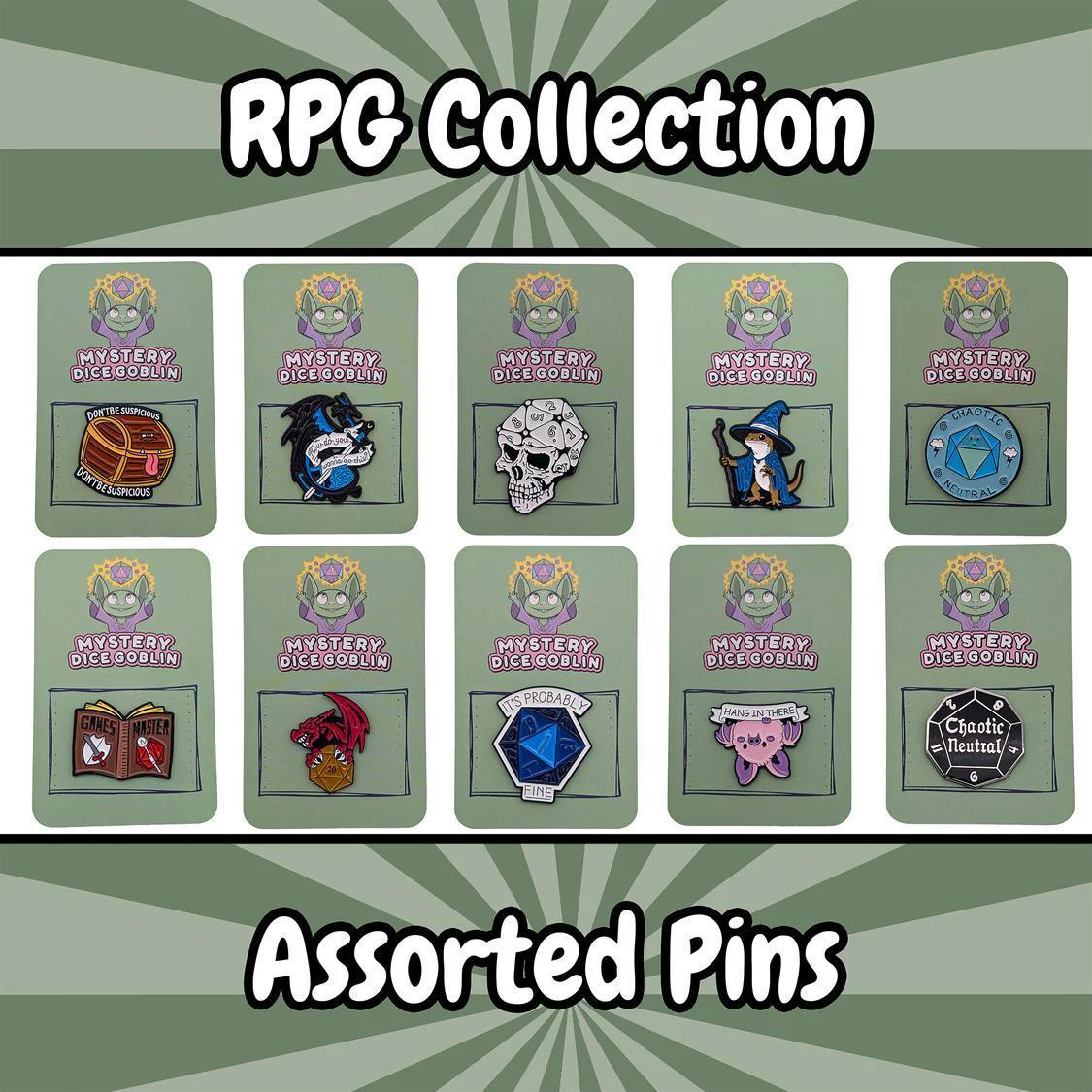 Mystery Dice Goblin: Assorted Pin