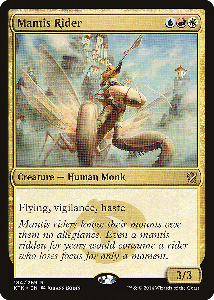Mantis Rider (KTK-184) - Khans of Tarkir Foil
