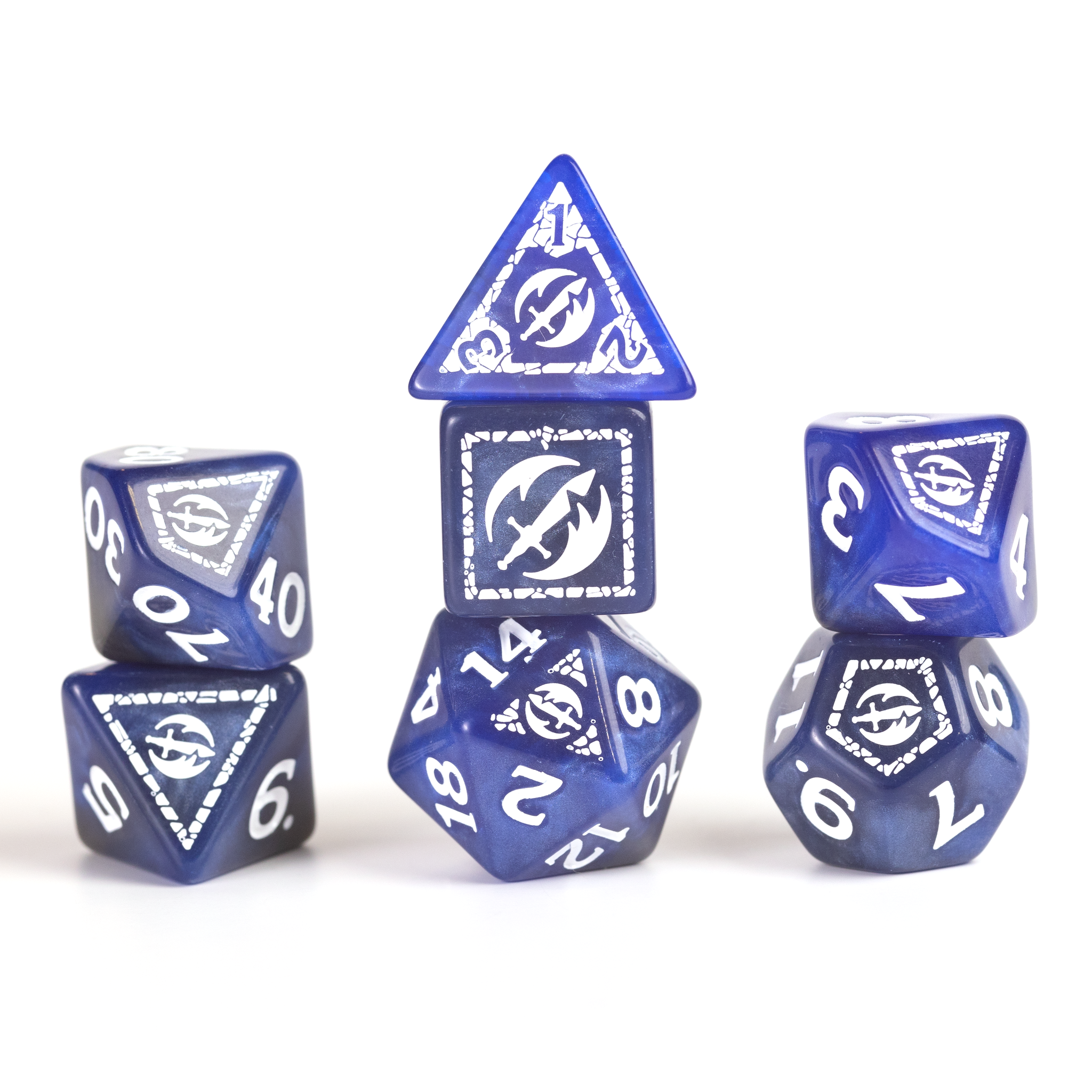D&D Adventure Dice: Fighter Blue