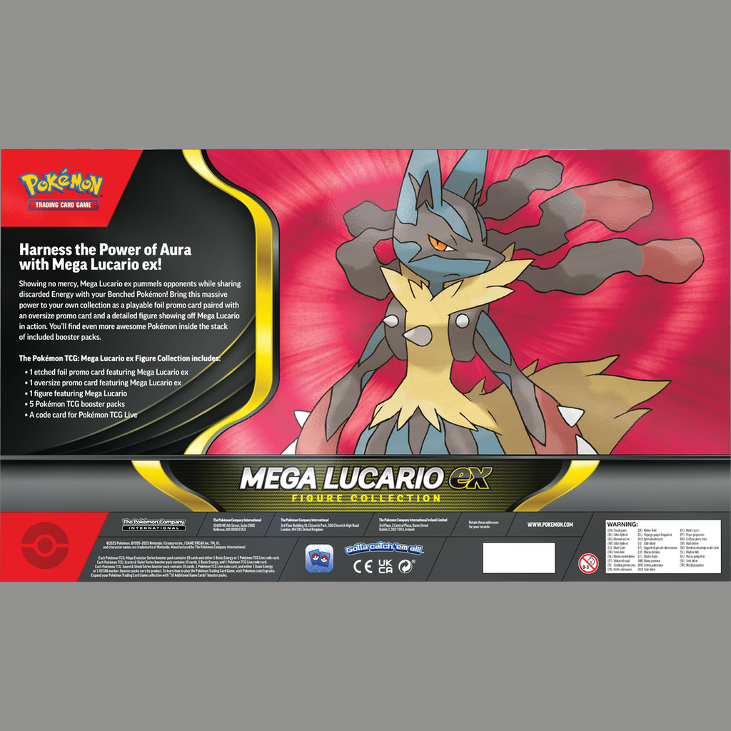 Pokemon TCG: Mega Lucario ex Figure Collection