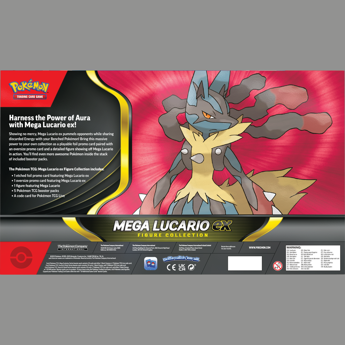 Pokemon TCG: Mega Lucario ex Figure Collection