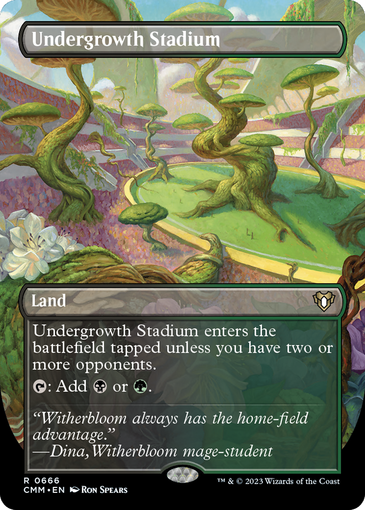 Undergrowth Stadium (Borderless) (CMM-666) - Commander Masters