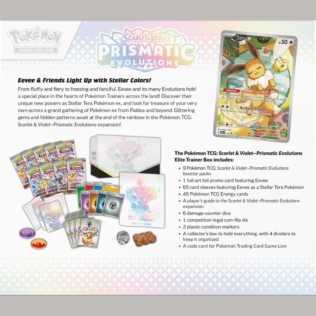 Pokemon TCG: Prismatic Evolutions Elite Trainer Box