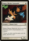 Empty-Shrine Kannushi (BOK-002) - Betrayers of Kamigawa Foil