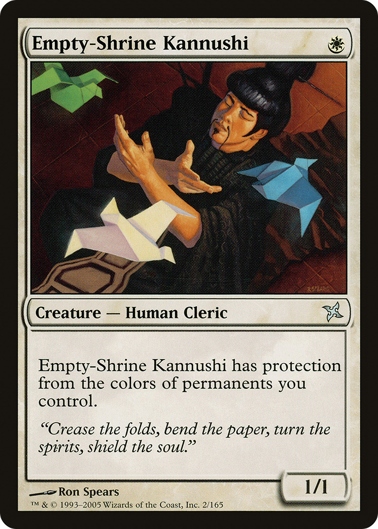 Empty-Shrine Kannushi (BOK-002) - Betrayers of Kamigawa Foil