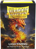 Dragon Shield Matte Dual Sleeves: 100 CT Lightning