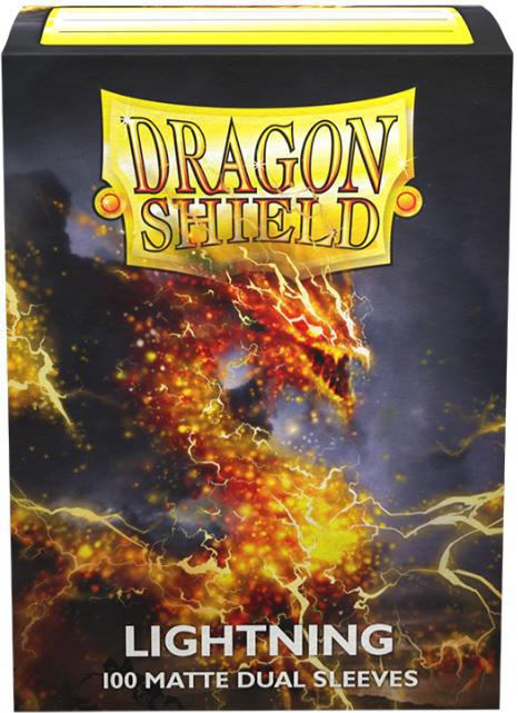 Dragon Shield Matte Dual Sleeves: 100 CT Lightning