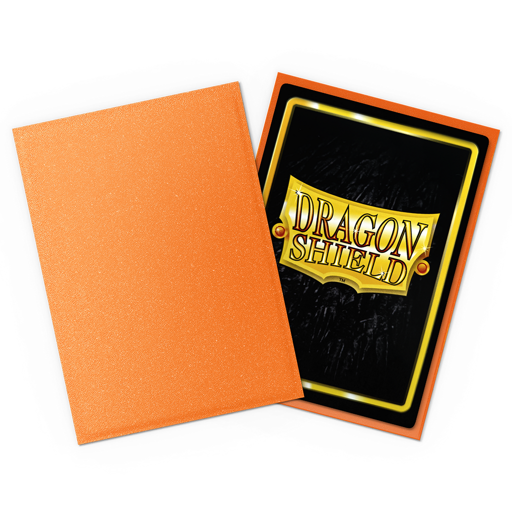 Dragon Shield Matte Sleeves: 100CT Amber